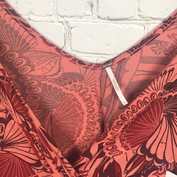 NWT Free People Elbow-length Sleeve Blouse - Picture 7 of 8